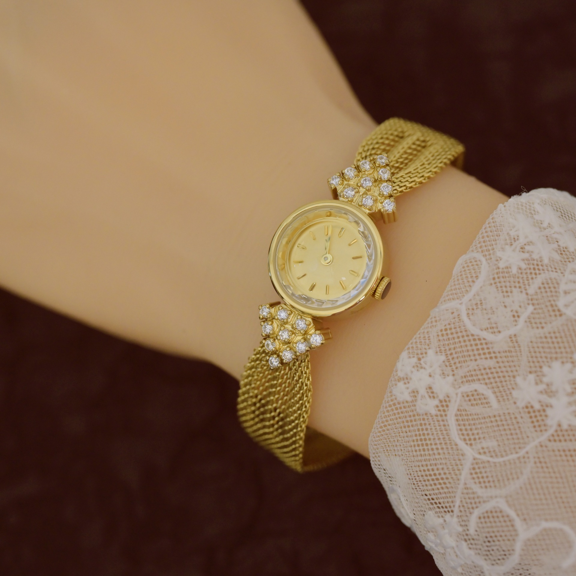 Jewelry Vintage Watches Kaleidoscope Diamond Quartz Women’s Watch