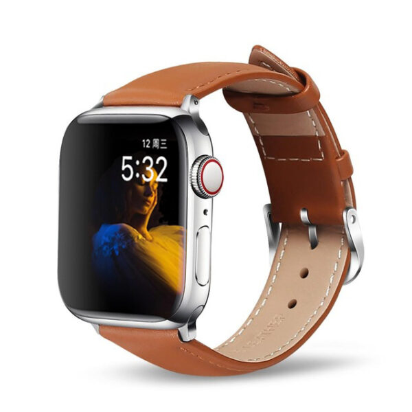 Men and women business genuine leather cow leather pin buckle - Image 4