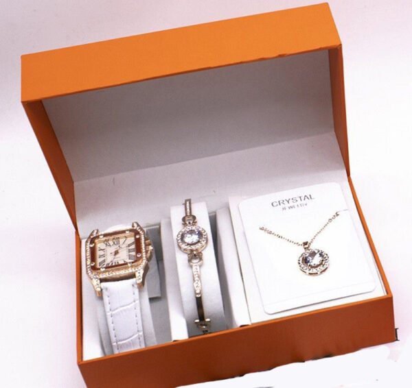 Wrist Watch Set Foreign Trade Watches Women New Necklace Bracelets Wristwatches Women - Image 4