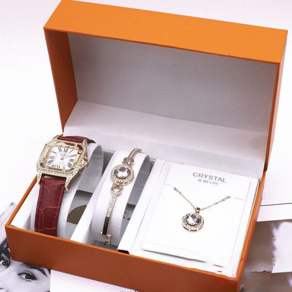Wrist Watch Set Foreign Trade Watches Women New Necklace Bracelets Wristwatches Women - Image 5