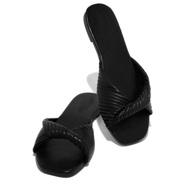 Women's Solid Color Home Slippers - Image 3
