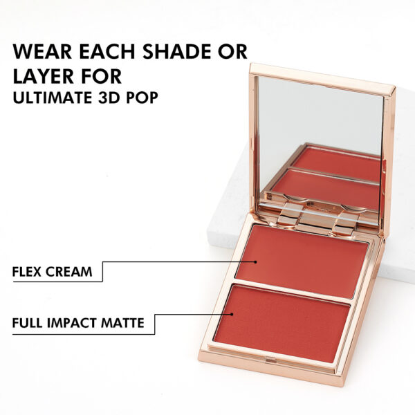 PHOFAY Double-Take Cream & Powder Blush Duo - Image 8