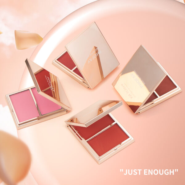 PHOFAY Double-Take Cream & Powder Blush Duo - Image 4