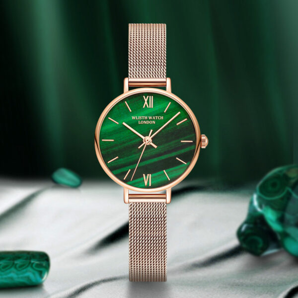 Fashion Disc Waterproof Luminous Small Green Watch - Image 2