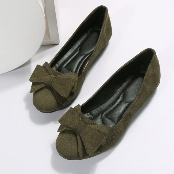 Fashion Bowknot Flats Shoes Casual Round Toe Loafers Cozy Shoes For Women - Image 3