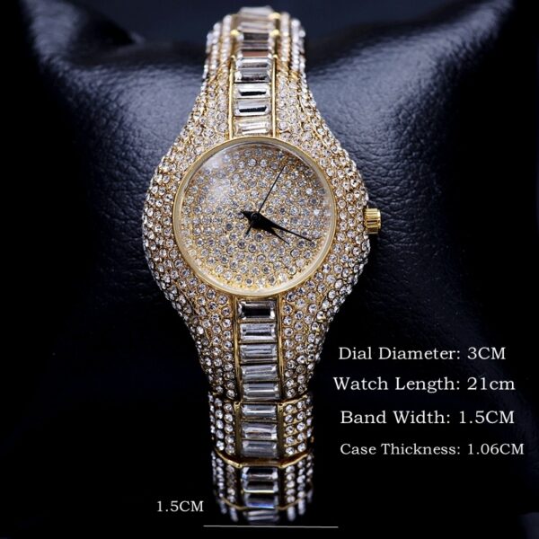High-end watches with diamonds and colorful stones - Image 8