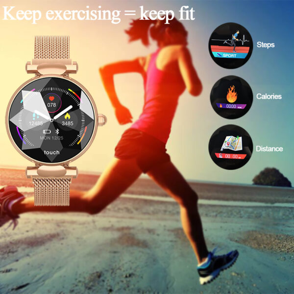 Color 1.04 round screen bluetooth smart bracelet - Image 3