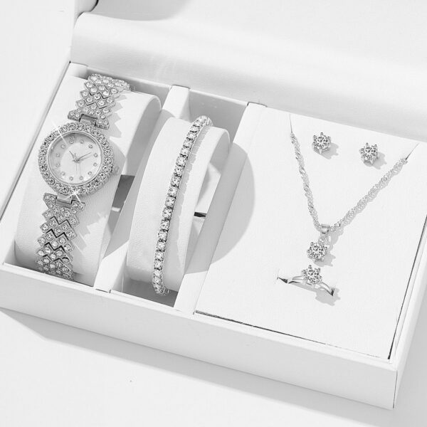 Diamond Women Watches Luxury Fashion Rhinestone Quartz Bracelet Wrist Watch For Women - Image 9