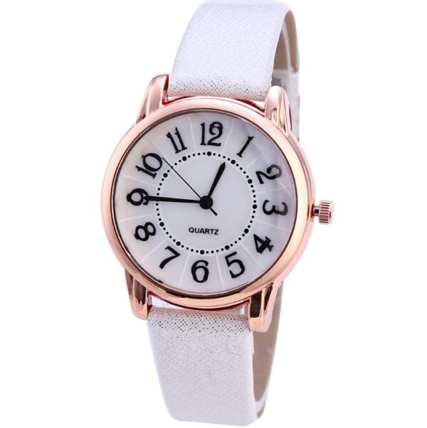 Drop Shipping Women Simple Dial Wristwatches Casual Fashion Luxury Leather Strap Quartz Watches Clock Relogio Feminino - Image 7