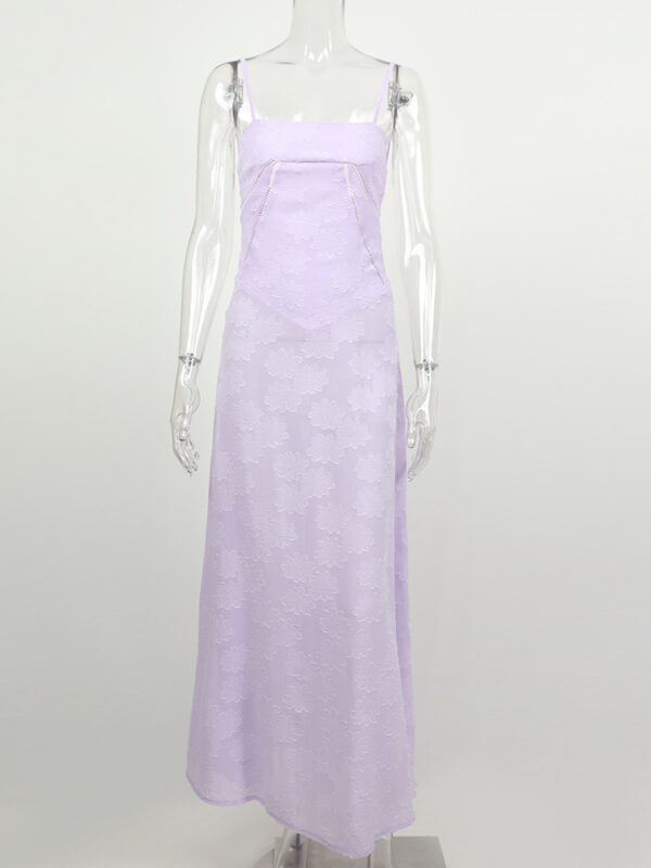 Women's Sleeveless Sling Backless Dress - Image 4