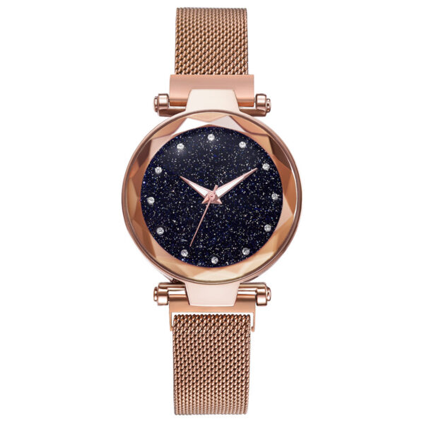 Luxury Women Watches Bracelet Set Fashion Elegant Magnet Buckle Ladies Starry Sky Watch Set Relogio - Image 4