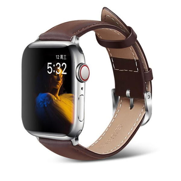 Men and women business genuine leather cow leather pin buckle - Image 6