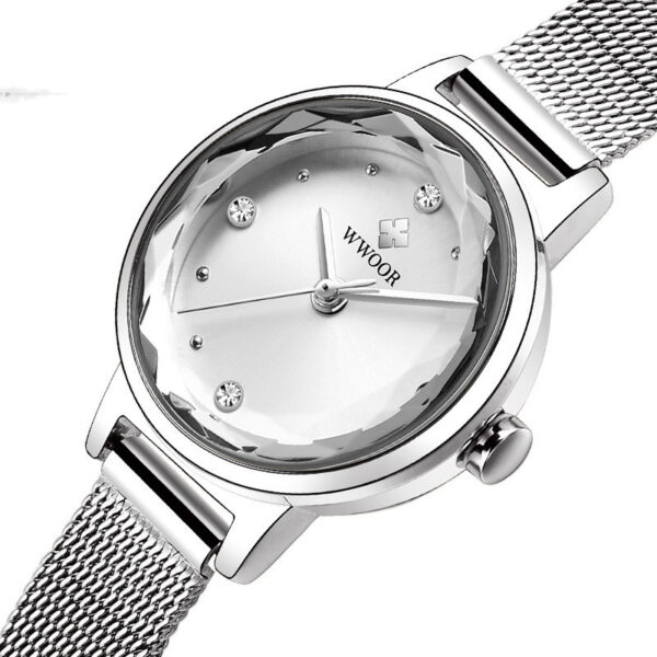 Fashion Simple Women's Quartz Watch Mesh Strap - Image 4